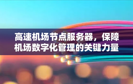 高速机场节点服务器，保障机场数字化管理的关键力量