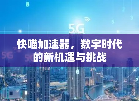 快喵加速器，数字时代的新机遇与挑战