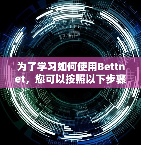 为了学习如何使用Bettnet，您可以按照以下步骤进行操作