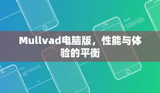 Mullvad电脑版，性能与体验的平衡