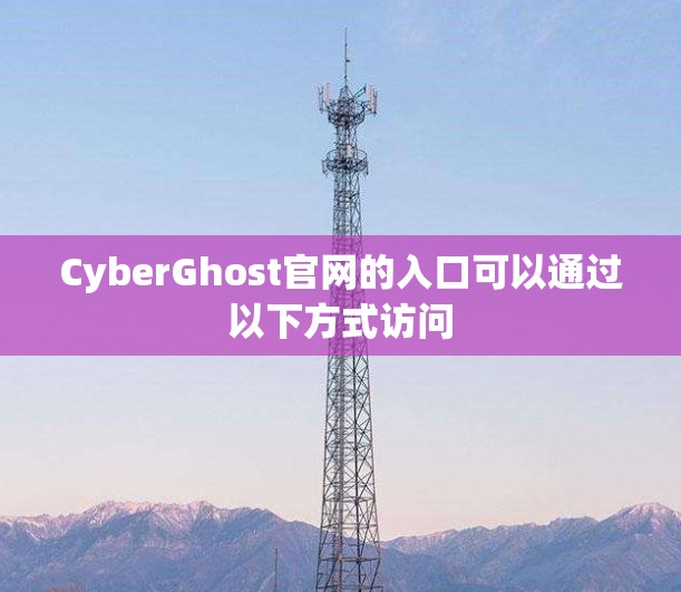 CyberGhost官网的入口可以通过以下方式访问