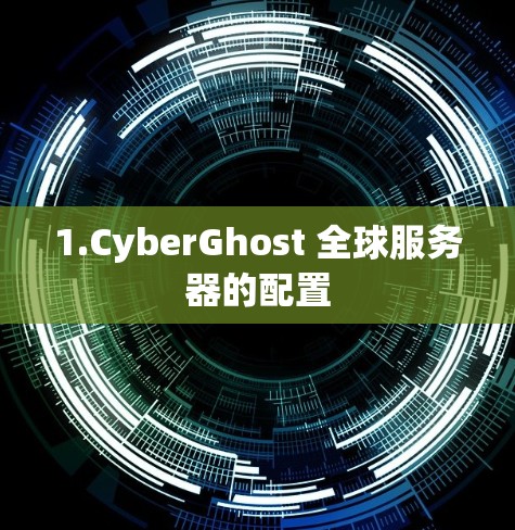 1.CyberGhost 全球服务器的配置