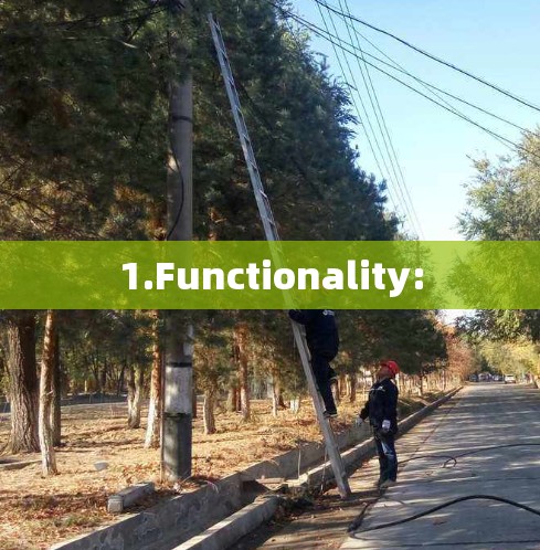 1.Functionality: