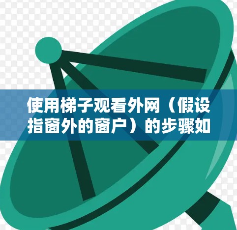 使用梯子观看外网（假设指窗外的窗户）的步骤如下