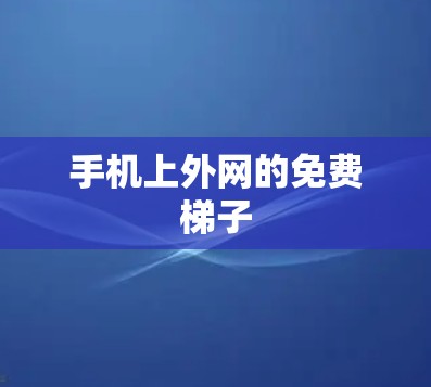 手机上外网的免费梯子