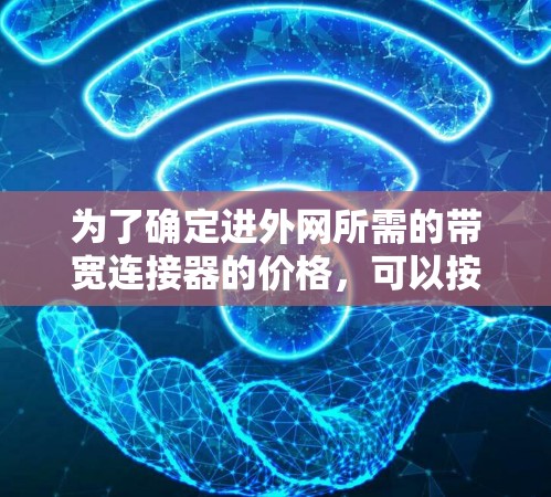 为了确定进外网所需的带宽连接器的价格，可以按照以下步骤进行