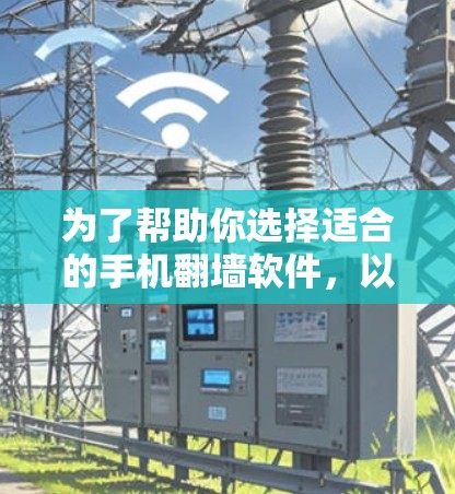 为了帮助你选择适合的手机翻墙软件，以下是一些关键步骤和建议