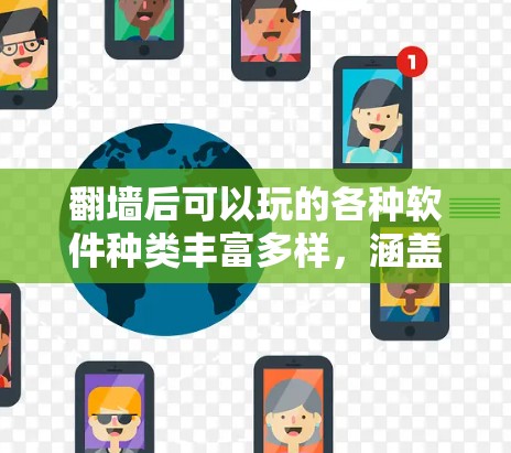翻墙后可以玩的各种软件种类丰富多样，涵盖了多种娱乐方式和资源。以下是一些可能的应用场景和用途