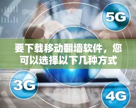 要下载移动翻墙软件，您可以选择以下几种方式