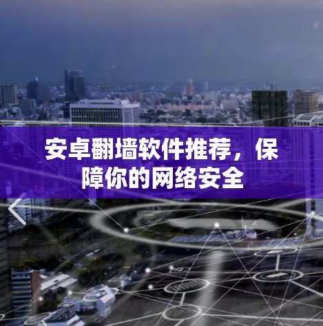 安卓翻墙软件推荐，保障你的网络安全