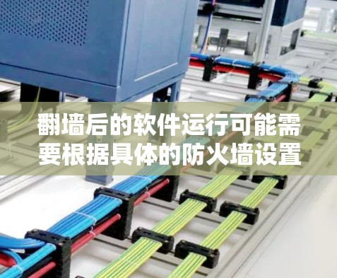翻墙后的软件运行可能需要根据具体的防火墙设置进行调整。以下是一些常见的步骤和考虑