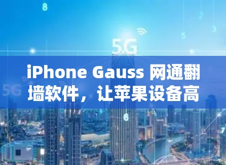 iPhone Gauss 网通翻墙软件，让苹果设备高效连接第三方网络设备