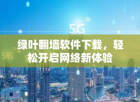 绿叶翻墙软件下载，轻松开启网络新体验