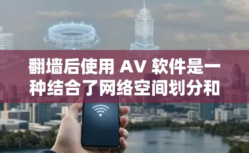 翻墙后使用 AV 软件是一种结合了网络空间划分和视频处理技术的环境。以下是对翻墙后 AV 软件的详细说明