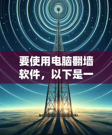 要使用电脑翻墙软件，以下是一个清晰的步骤指南