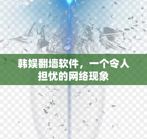 韩娱翻墙软件，一个令人担忧的网络现象