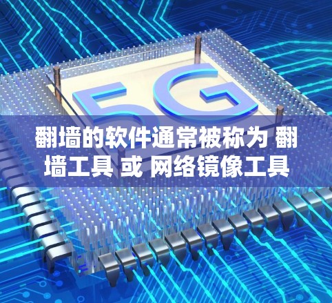 翻墙的软件通常被称为 翻墙工具 或 网络镜像工具，它们可以帮助你访问互联网资源或应用时使用的网络环境。以下是一些在 iOS 设备上支持翻墙的软件