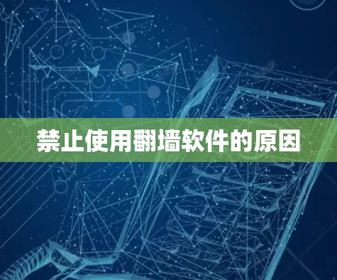 禁止使用翻墙软件的原因