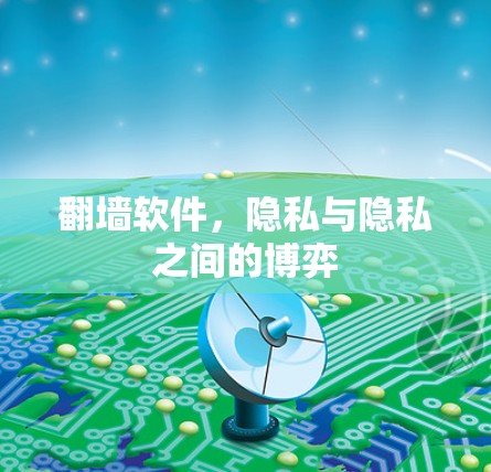 翻墙软件，隐私与隐私之间的博弈