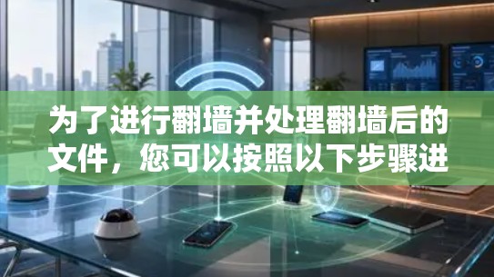为了进行翻墙并处理翻墙后的文件，您可以按照以下步骤进行操作
