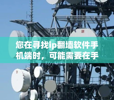 您在寻找ip翻墙软件手机端时，可能需要在手机上使用VPN服务。以下是一些常用的手机端VPN软件推荐，它们支持手机和电脑端运行，并且提供多种功能