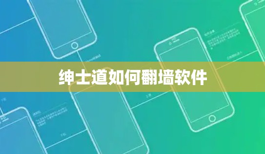 绅士道如何翻墙软件