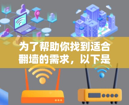 为了帮助你找到适合翻墙的需求，以下是一些推荐的工具，结合了免费和付费两种选择，提供不同的功能和适用场景