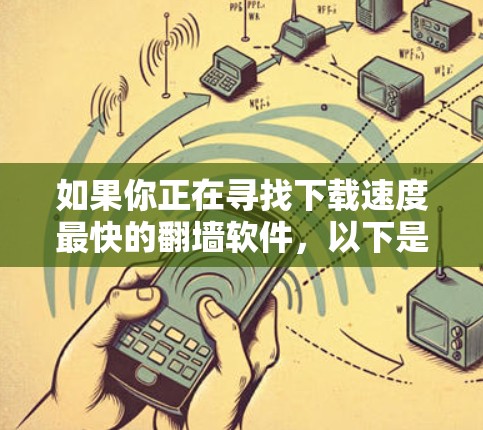 如果你正在寻找下载速度最快的翻墙软件，以下是一些推荐和注意事项