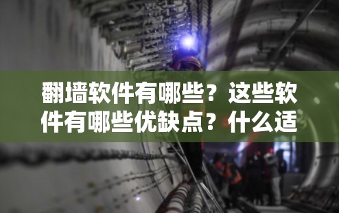 翻墙软件有哪些？这些软件有哪些优缺点？什么适合你？