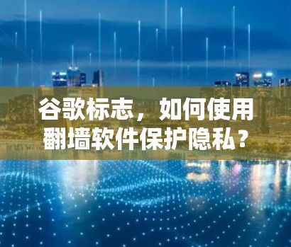 谷歌标志，如何使用翻墙软件保护隐私？