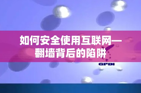 如何安全使用互联网—翻墙背后的陷阱