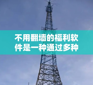 不用翻墙的福利软件是一种通过多种方式直接访问互联网资源的解决方案，旨在减少用户对网络依赖的依赖。以下是几种常见且有效的福利软件推荐