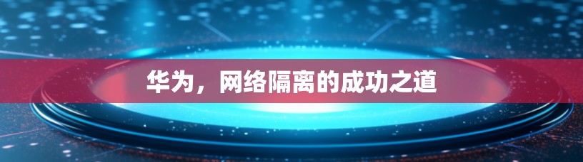 华为，网络隔离的成功之道
