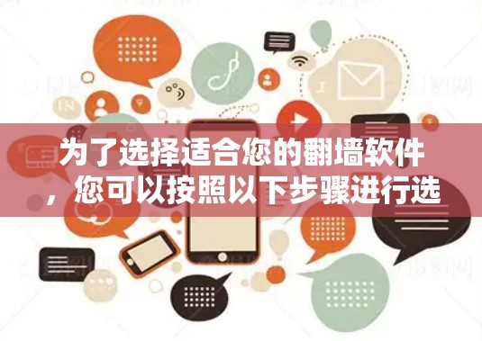 为了选择适合您的翻墙软件，您可以按照以下步骤进行选择