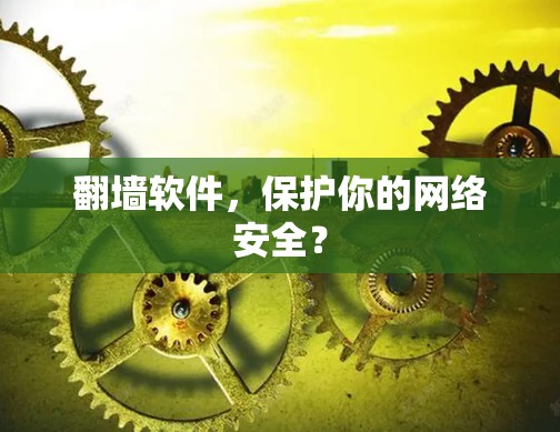 翻墙软件，保护你的网络安全？