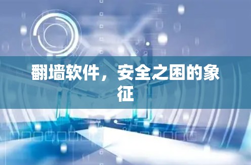 翻墙软件，安全之困的象征