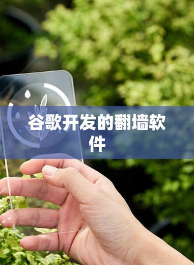 谷歌开发的翻墙软件