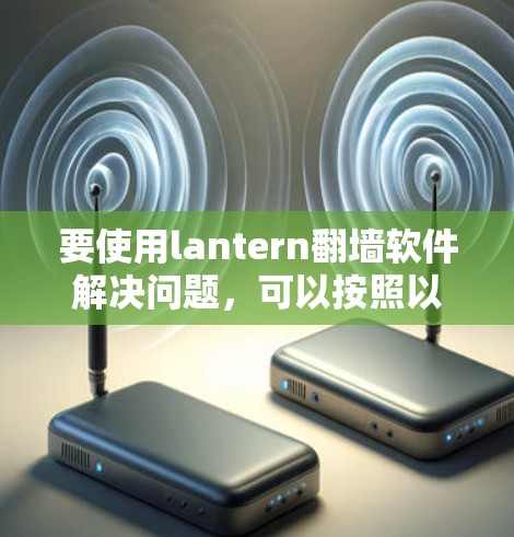 要使用lantern翻墙软件解决问题，可以按照以下步骤操作