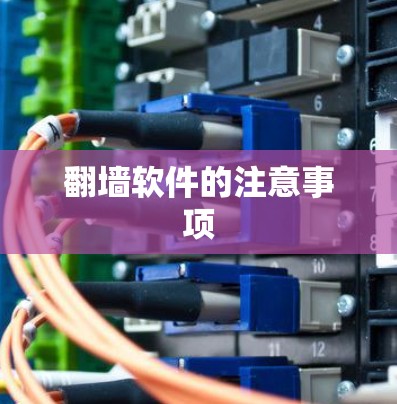 翻墙软件的注意事项