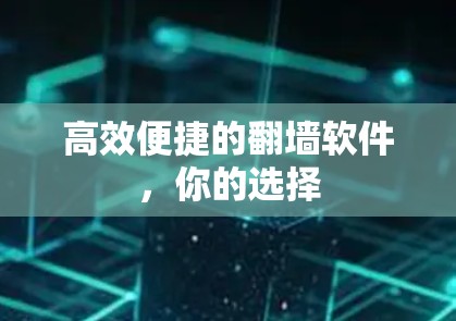 高效便捷的翻墙软件，你的选择