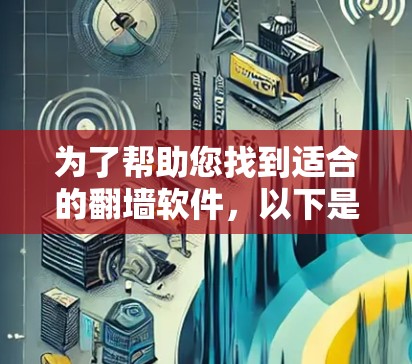 为了帮助您找到适合的翻墙软件，以下是详细的推荐和步骤，涵盖国内和国外的常见选择，并考虑您可能的使用情况和需求