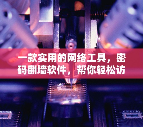 一款实用的网络工具，密码翻墙软件，帮你轻松访问任何网站