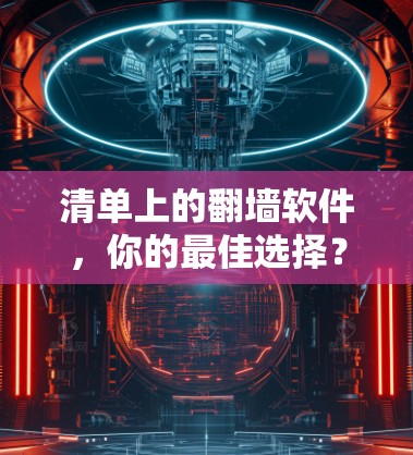 清单上的翻墙软件，你的最佳选择？