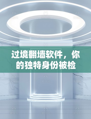 过境翻墙软件，你的独特身份被检测到了？