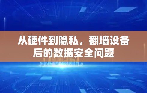 从硬件到隐私，翻墙设备后的数据安全问题