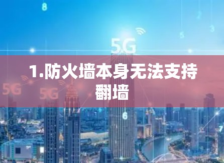 1.防火墙本身无法支持翻墙