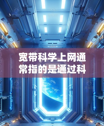 宽带科学上网通常指的是通过科学数据传输技术实现更高效、更可靠的网络连接。以下是相关解释