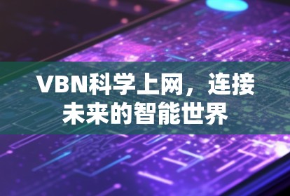 VBN科学上网，连接未来的智能世界