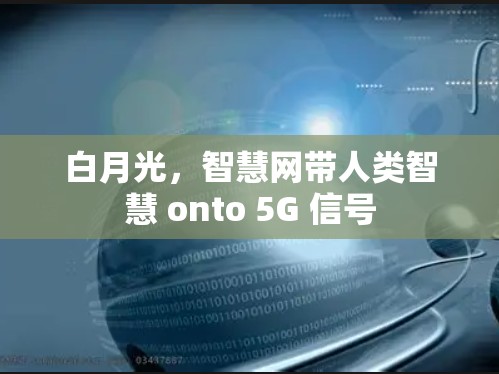白月光，智慧网带人类智慧 onto 5G 信号