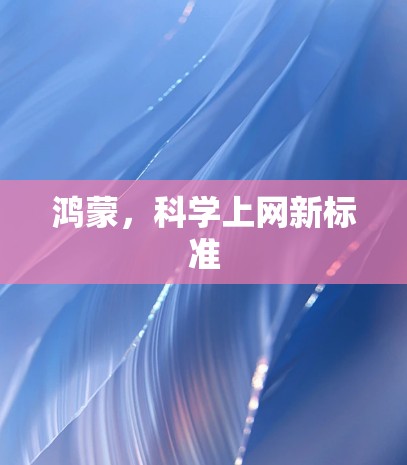 鸿蒙，科学上网新标准